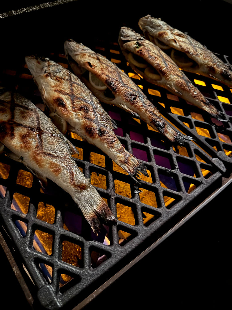 Grillrost mit Rautenmuster