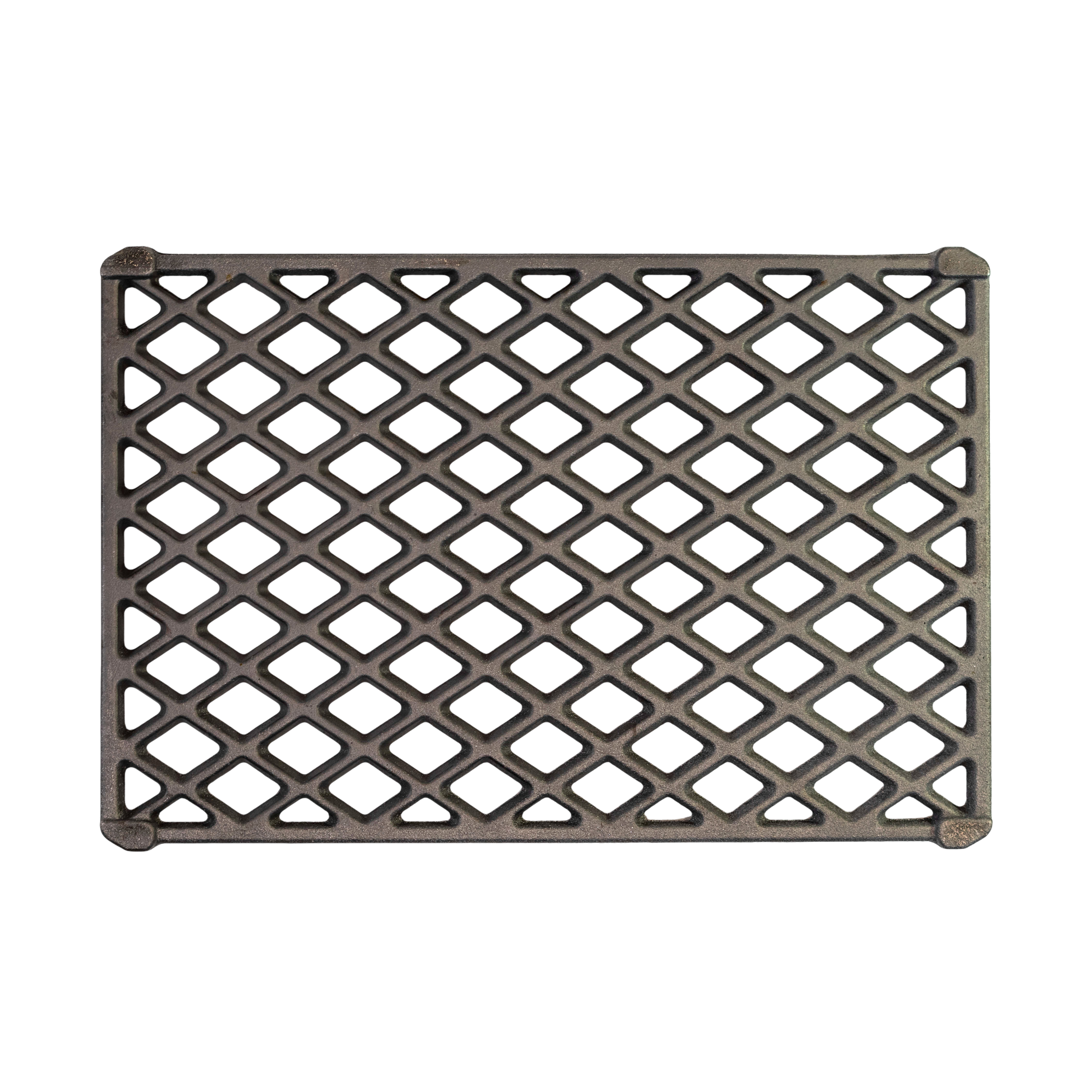 Ersatz Grillrost Gusseisen Rautenmuster Diamantform Weber Spirit 2 / Napoleon Rouge - 30x45cm