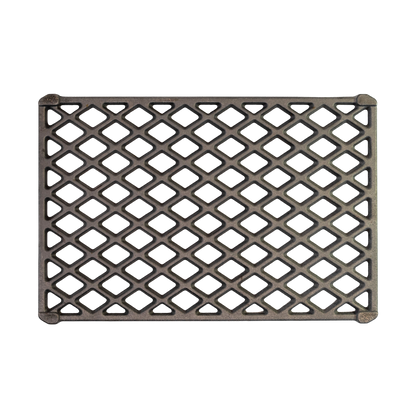 Ersatz Grillrost Gusseisen Rautenmuster Diamantform Weber Spirit 2 / Napoleon Rouge - 30x45cm