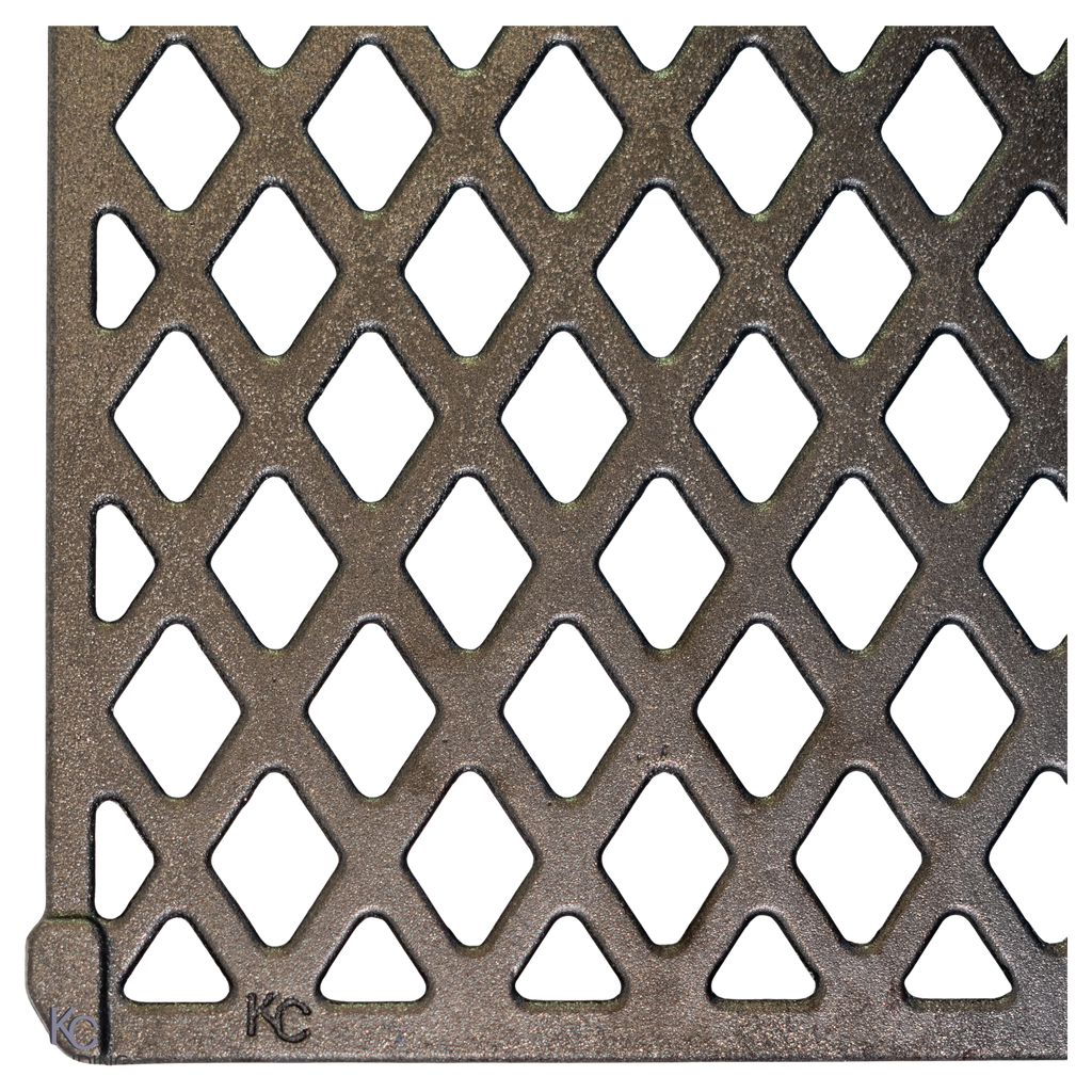 Ersatz Grillrost Gusseisen Rautenmuster Diamantform Weber Spirit 310/320/330/700 - 30x44cm