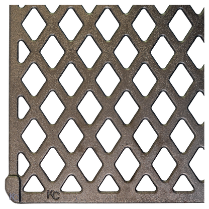 Ersatz Grillrost Gusseisen Rautenmuster Diamantform Weber Spirit 2 / Napoleon Rouge - 30x45cm