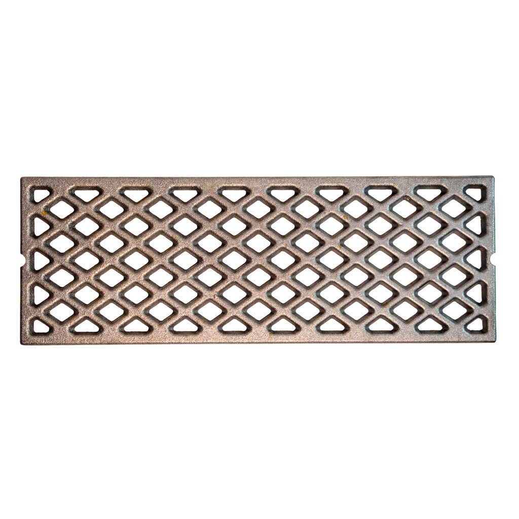 Ersatz Grillrost aus Gusseisen Rautenmuster Diamantform Broil King Baron/Crown 420/440/490 – 16x44cm