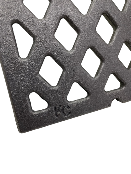 Ersatz Grillrost aus Gusseisen Rautenmuster Diamantform Broil King Baron/Crown 420/440/490 – 16x44cm