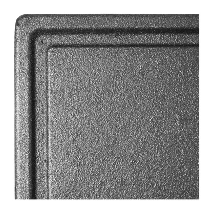 Wende Grillplatte Plancha aus Gusseisen für Broil King Monarch / Royal - 32x38cm