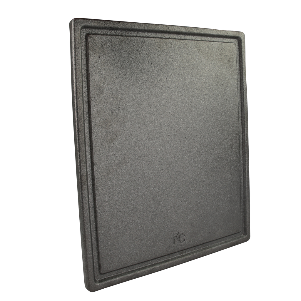 Wende Grillplatte Plancha aus Gusseisen für Broil King Monarch / Royal - 32x38cm